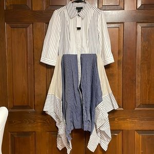 New Gracia handkerchief skirt shirt dress